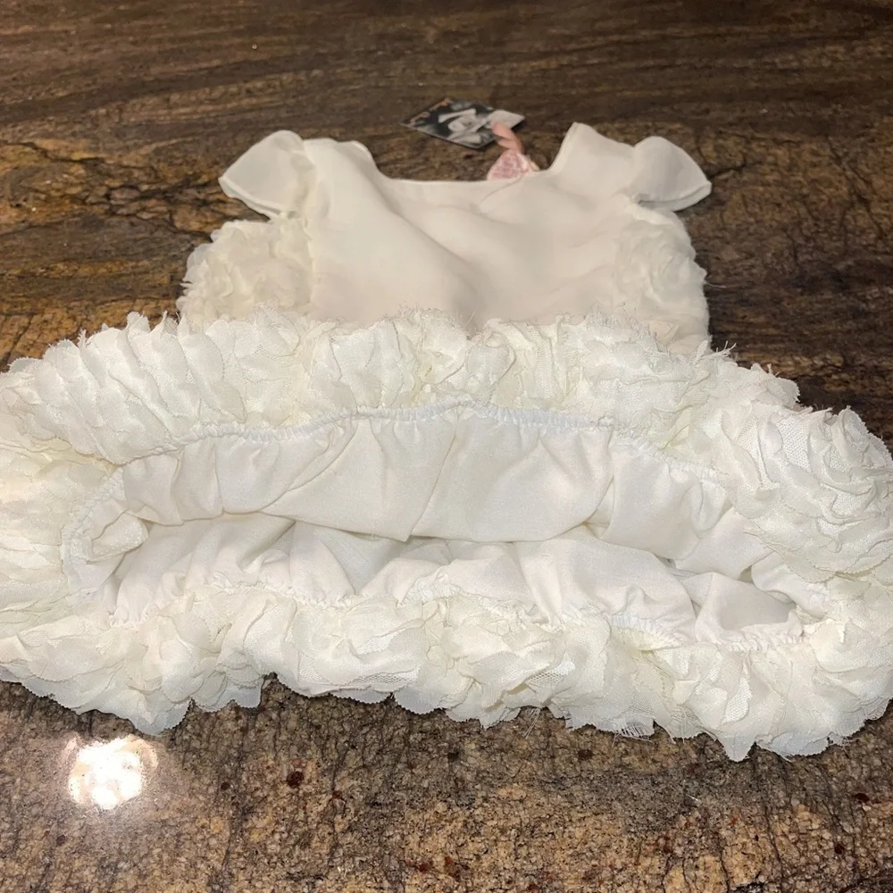 Jillian's Closet cream color bubble dress 24 M‎